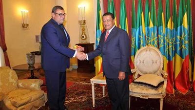 الرئيس الإثيوبي يلتقى سفير مصر