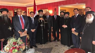 قداسة البابا تواضروس يزور القنصلية المصرية بنيويورك