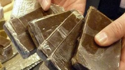 ضبط سيدة وبحوزتها 10 كيلو جرامات حشيش