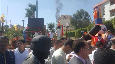 بدء احتفالات محافظة البحيرة بعيدها القومي من مدينة رشيد