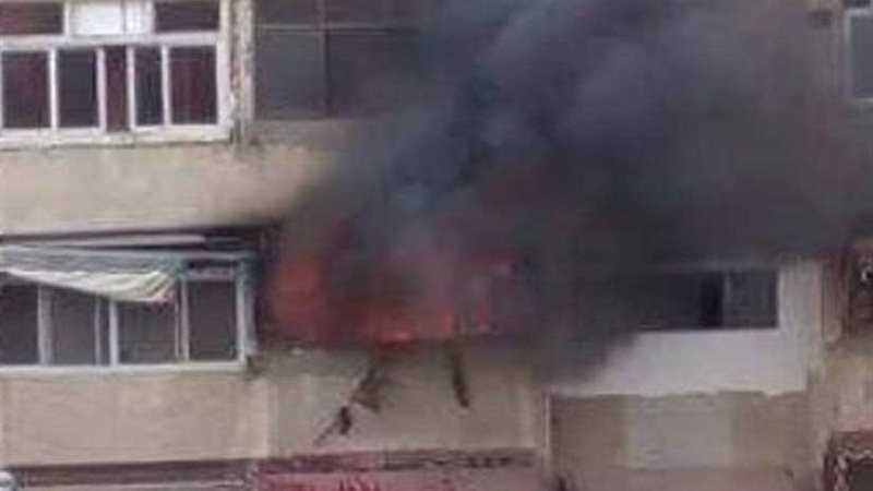 إصابة ربة منزل بحروق