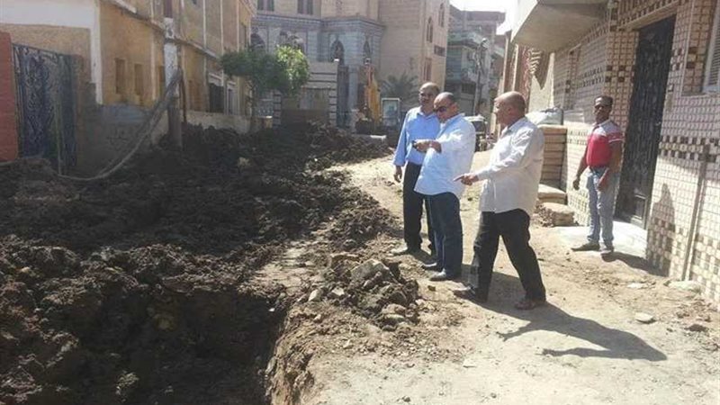 بالصور.. توصيل خط