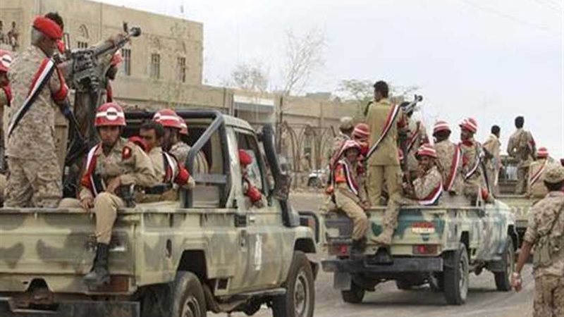 القوات اليمنية تدفع