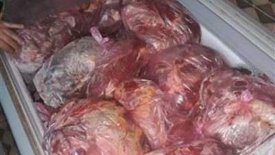 ضبط لحوم فاسدة بمحل مجاور لمدرسة بقليوب