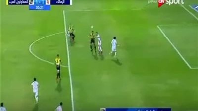 دقيقة 30.. المقاولون العرب يتعادل أمام الزمالك