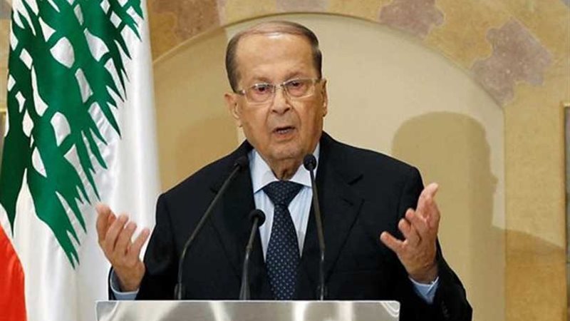 الرئيس اللبناني يتوجه