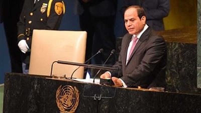 السيسى يستعرض اليوم بالأمم المتحدة جهود التنمية ودور مصر فى مكافحة الإرهاب