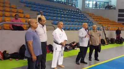 الدهراوي يفتتح دورة المدربين العرب بالاستاد على هامش البطولة العربية للكاراتيه