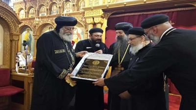 البابا تواضروس يفتتح مبنى للخدمات بكنيسة مارمرقس بولاية نيوجيرسي الأمريكية