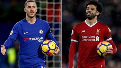 «صلاح» و«هازارد» يغيبان عن التشكيل الأساسي لليفربول وتشيلسي في كابيتال وان