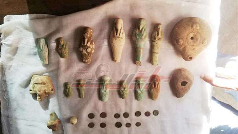 ضبط ٢٩ قطعة أثرية