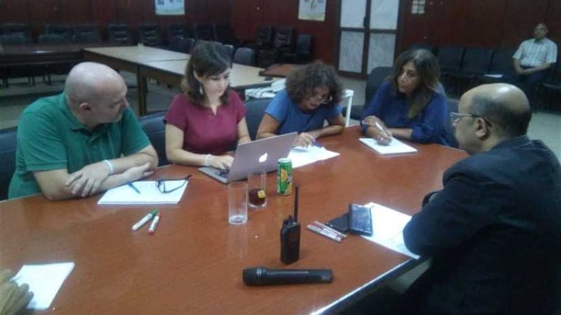 وكيل صحة أسيوط يلتقي