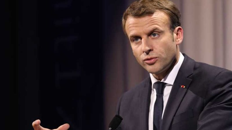 ماكرون أمام مجلس