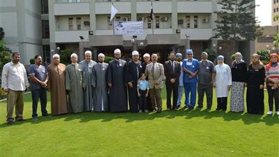 وفد من بيت الزكاة يتفقد مستشفى الأطفال بالمنصورة