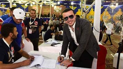 الجارحي يدلي بصوتة على لائحة النظام الأساسي