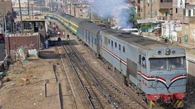 السكة الحديد: تأخر قطار بمحطة المنصورة نتيجة انبعاث دخان من إحدى العربات