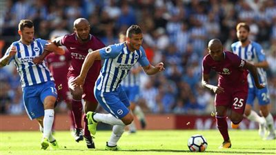 مانشستر سيتي يفوز على برايتون بهدفين نظيفين