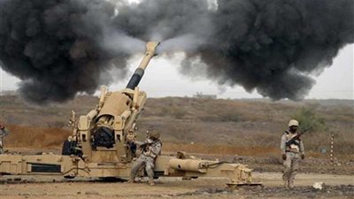 مدفعية الجيش اليمني تقصف مواقع الحوثيين في الصلو شرقي تعز