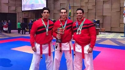 مصر تتوج بذهبية الكاتا جماعي في البطولة العربية للكاراتيه