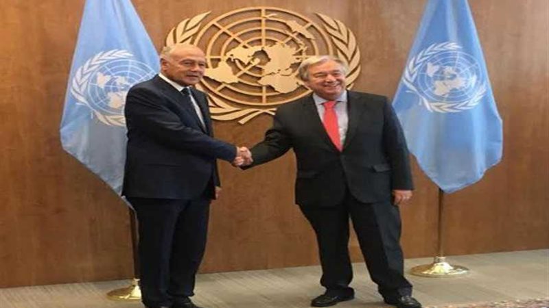 أبو الغيط يعقد جلسة