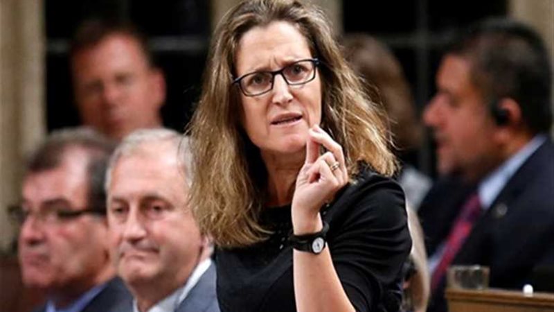 وزيرة خارجية كندا