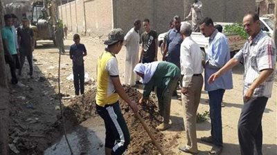 37 محضر إشغال طرق ونظافة بمركز المنيا