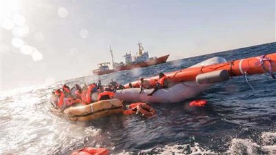 الأمم المتحدة: غرق 34 مهاجراً غير شرعي في غرب المتوسط