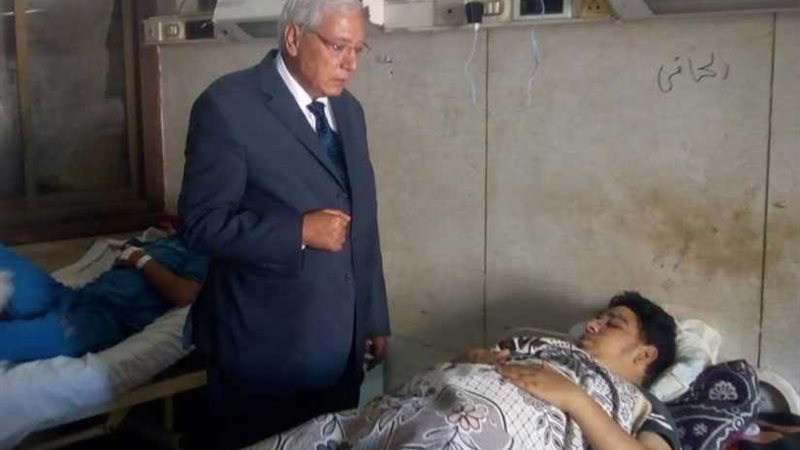 إصابة 12 في حادث