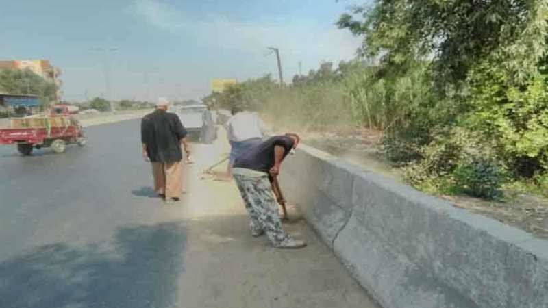 الطريق الزراعي بالقليوبية