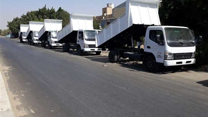 5 سيارات قلاب لدعم