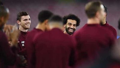 شاهد.. إستعدادات محمد صلاح في تدريبات ليفربول قبل مواجهة نابولي الإيطالي