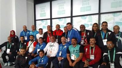 بالصور- جلسة إدارية للبعثة المصرية الأولمبية للشباب في الأرجنتين