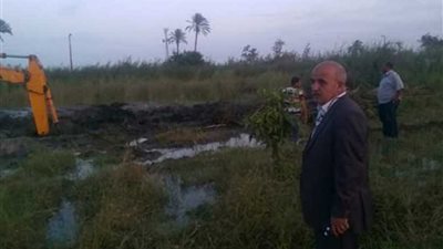 مياه القناة تنهي إصلاح خط 600 مم بالقنطرة غرب