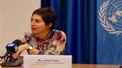 مسؤولة أممية: مصر خطت خطوات كبيرة لحل مشكلة الإسكان