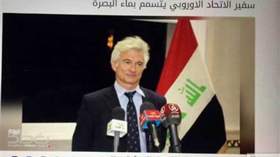 تسمم سفير الاتحاد الأوروبي لدى العراق بمياه ملوثة