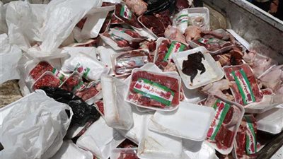 إعدام 15 كيلو أغذية فاسدة بالمنصورة