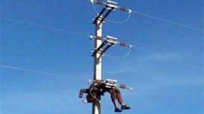 مصرع شخص صعقا بالكهرباء بالبحيرة