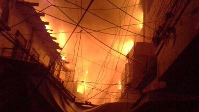 السيطرة على حريق