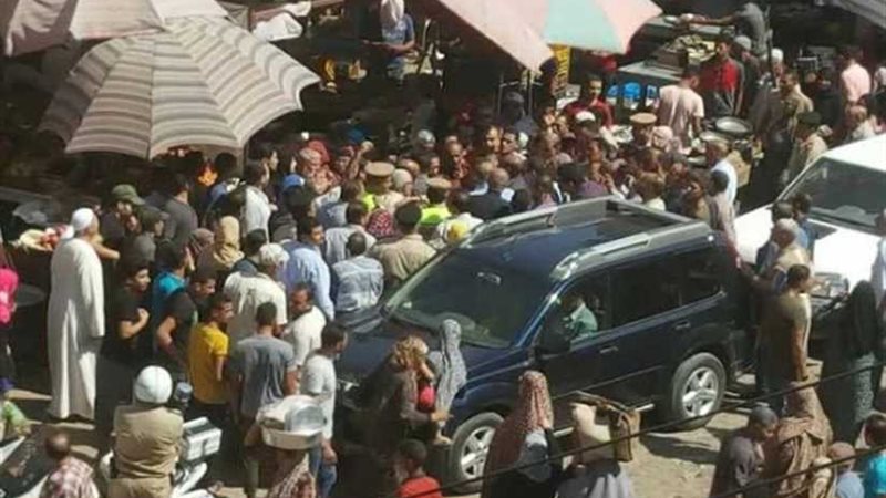 أهالي بسيون يحاصرون