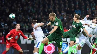 فيردر بريمن يفوز على فولفسبورج 2/0 في البوندسليجا