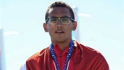 أحمد الجندي لاعب الخماسي يرفع علم مصر في افتتاح أولمبياد الشباب بالأرجنتين