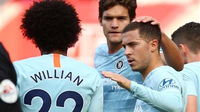 تشيلسي يتصدر الدوري الانجليزي مؤقتا بفوزه علي ساوثهامبتون بثلاثية نظيفة