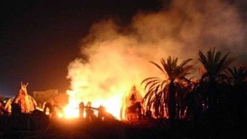 اندلاع حريق هائل