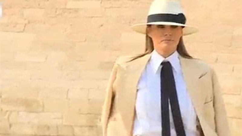 ميلانيا ترامب تصل