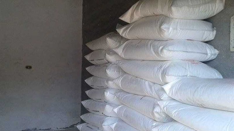 ضبط 35 طن أرز شعير