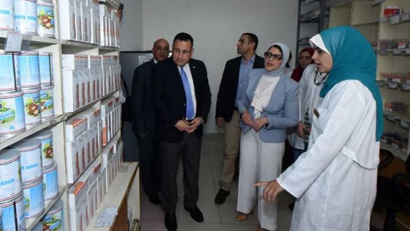 وزيرة الصحة تتفقد