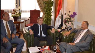 وزير قطاع الأعمال العام يستقبل وزير الدولة السوداني والسفير السوداني لدى القاهرة