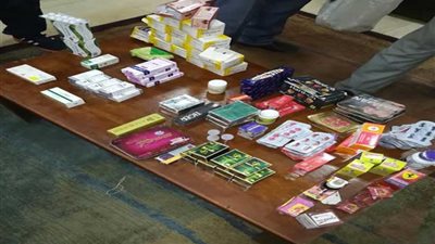 ضبط 4 آلاف 330 قرص أدوية مهربة وترامادول داخل صيدليتين بالغربية