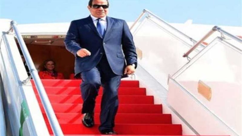 السيسي يصل إلى اليونان