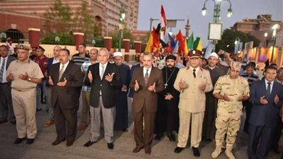 محافظ أسيوط يشهد احتفالية الشباب بانتصارات أكتوبر (صور)